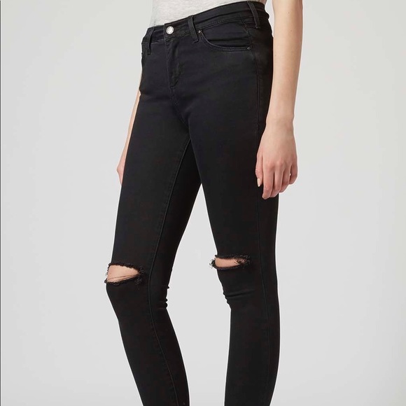 topshop moto petite leigh jeans 